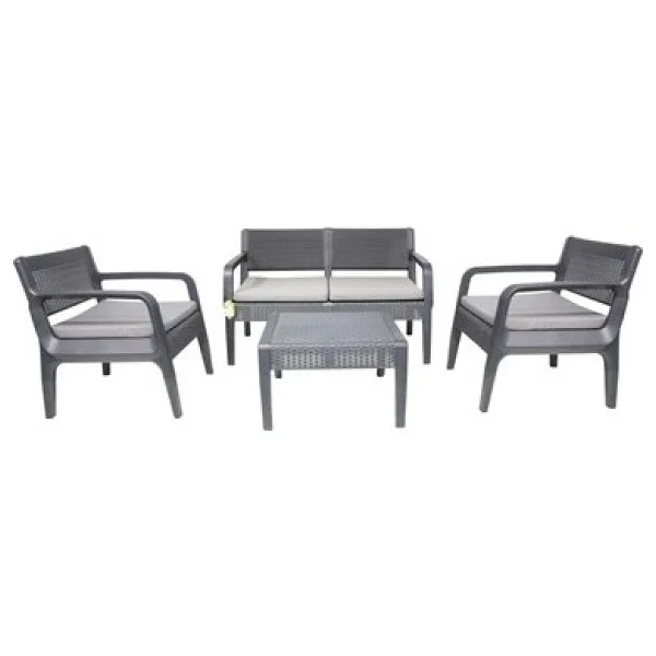 Mandella Latte 2+1+1+Sehpa Bahçe & Balkon Takımı - Görsel 7