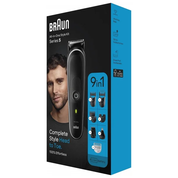 Braun Series 5 Mgk5420 9'u 1 Arada Erkek Bakım Seti - Görsel 6