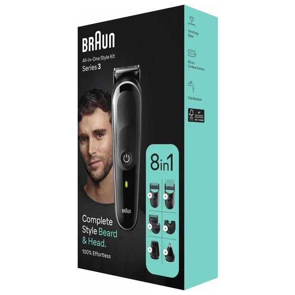 Braun Series 3 Mgk3440 8'i 1 Arada Erkek Bakım Seti - Görsel 7