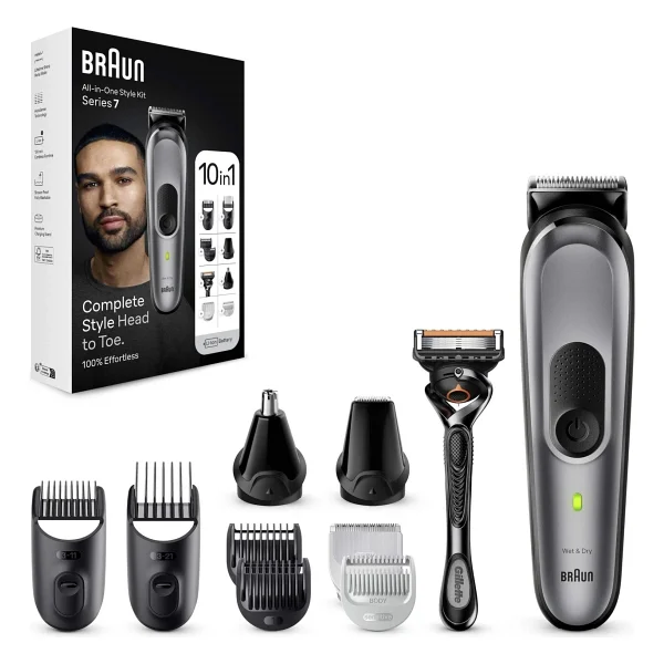 Braun Series 7 Mgk7420 + Gillette Proglide 10'u 1 Arada Erkek Bakım Seti - Görsel 7