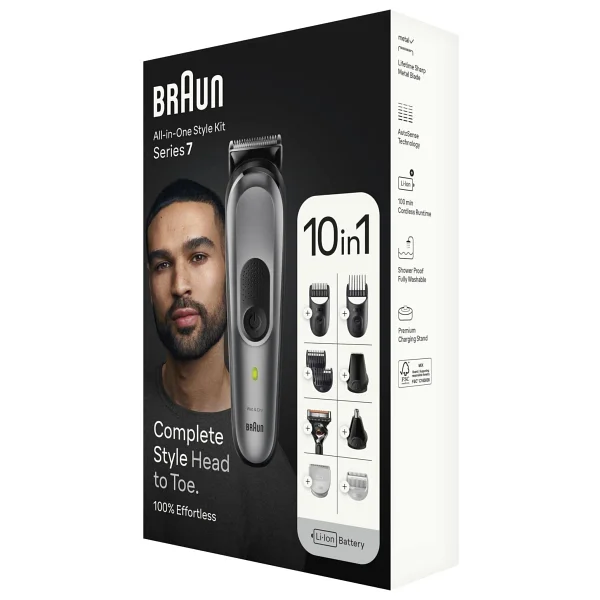 Braun Series 7 Mgk7420 + Gillette Proglide 10'u 1 Arada Erkek Bakım Seti - Görsel 8