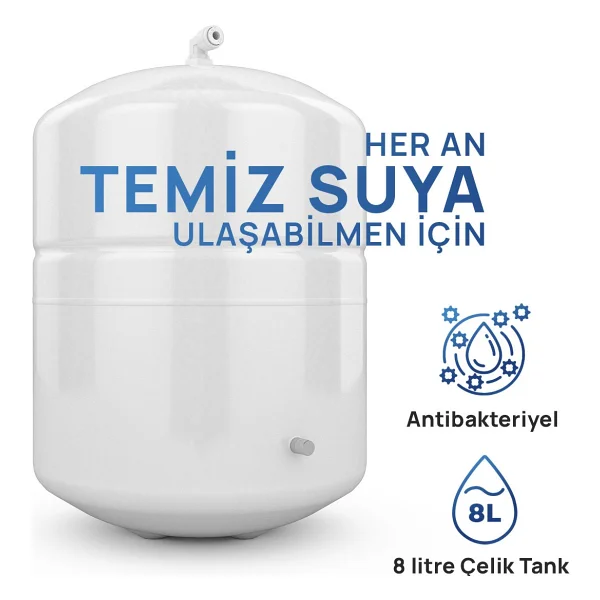 Sumosu Home Natural Pompalı Su Arıtma Cihazı - Siyah - Görsel 7