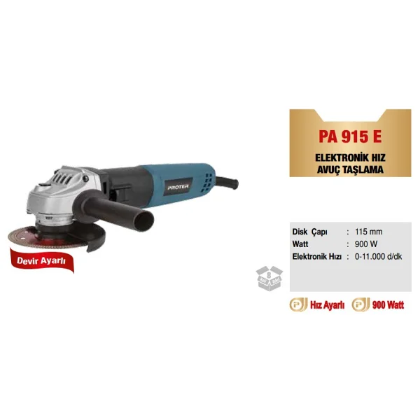 Proter Pa 915 E 900 W Avuç Taşlama - Görsel 2