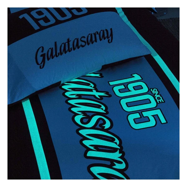 Taç Galatasaray 1905 Glow Tek Kişilik Nevresim Takımı - Görsel 5