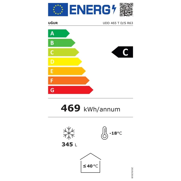 Uğur Udd 465 T D/S R63 Sandık Tipi Derin Dondurucu - Görsel 2