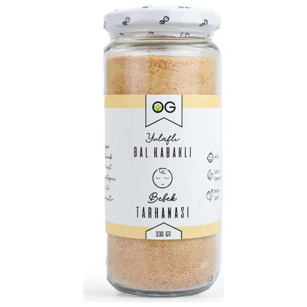 Og Natural Yulaflı Bal Kabaklı Bebek Tarhanası 330 Gr +6 Ay İçin Besleyici Ek Gıda - Görsel 2