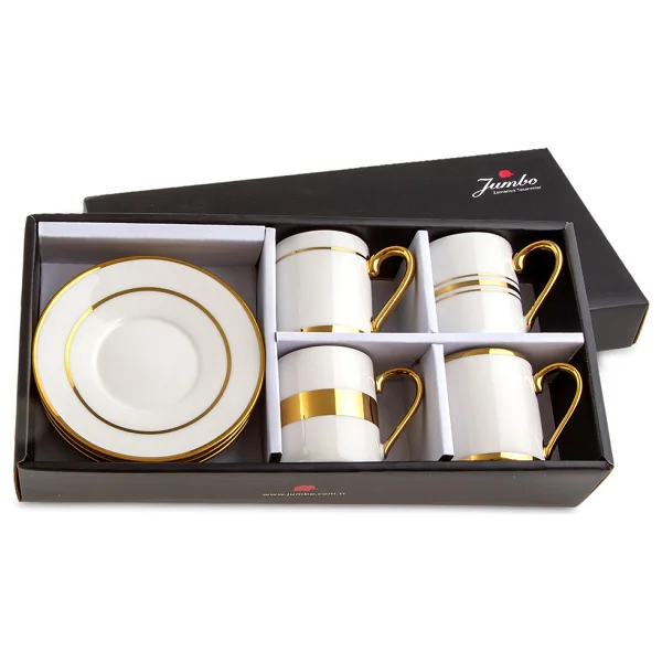 Jumbo Luces Gold 4 Kişilik Kahve Fincan Takımı - Görsel 2