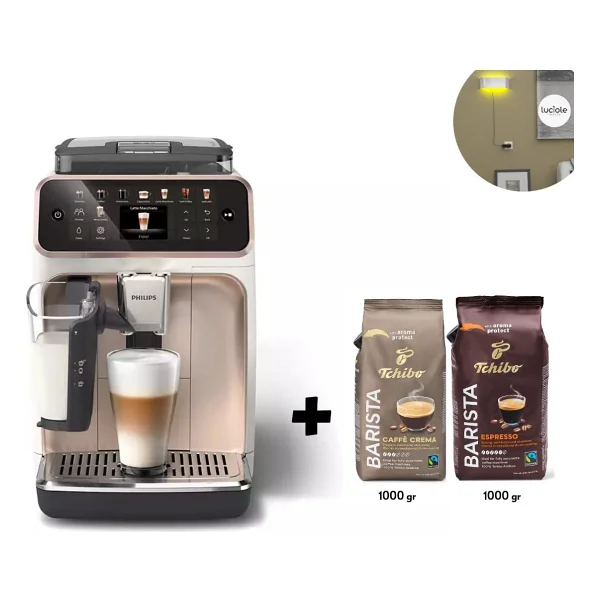 Philips Soğuk Sıcak Tüm Kahveler 20 Farklı Kahve Çeşidi Silentbrew Teknolojisi İle %40 Daha Sessiz Tam Otomatik Kahve Makinesi+ Tchibo Kahve Ve Lambader Hediye - Beyaz - Görsel 2