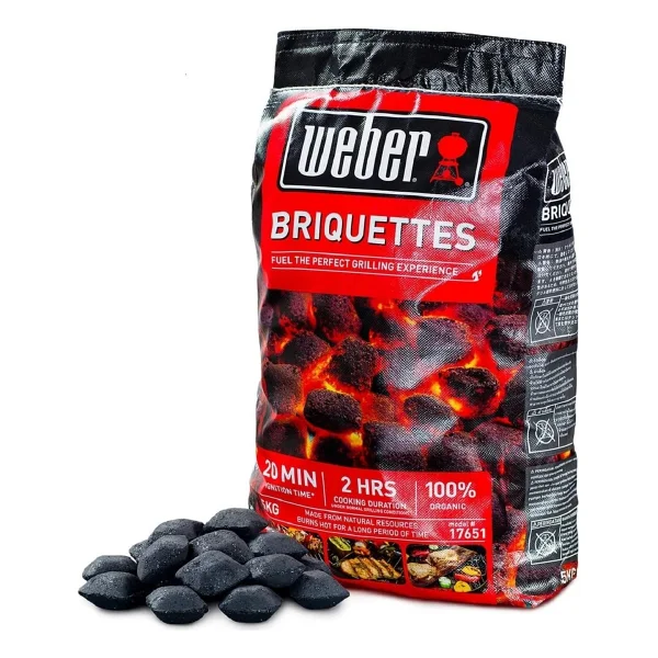 Weber Briquette Mangal Kömürü 4 Kg - Görsel 2