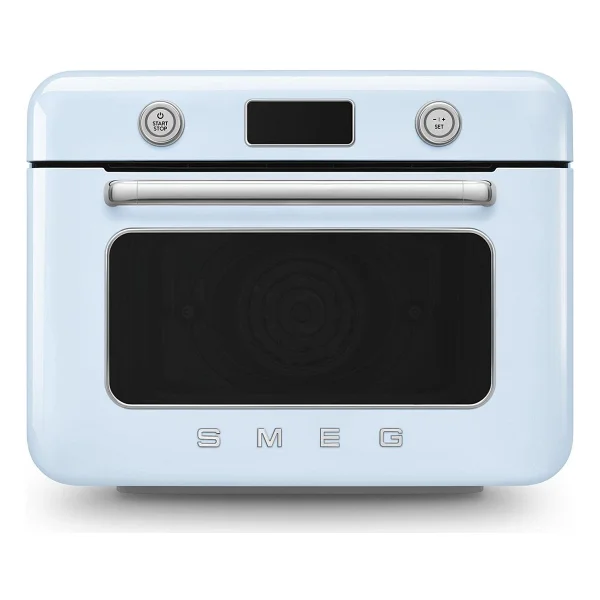 Smeg Cof01bleu Siyah Tezgah Üstü Kombi Fırın - Görsel 9