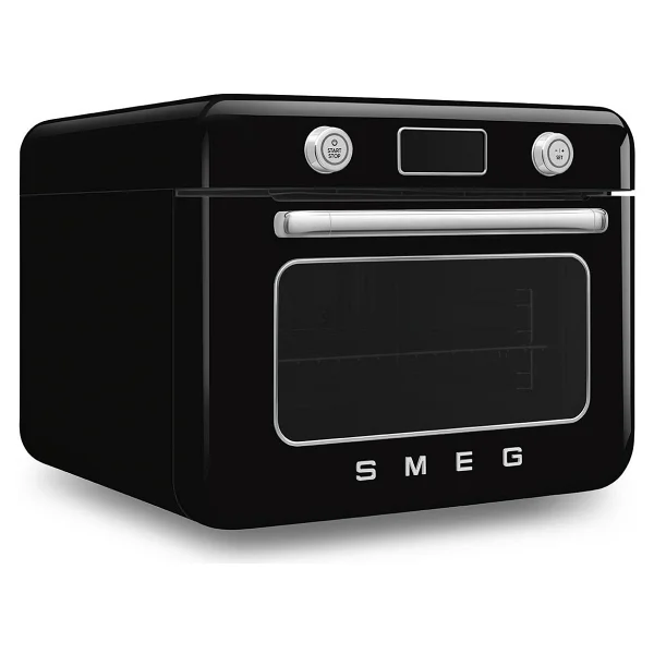 Smeg Cof01bleu Siyah Tezgah Üstü Kombi Fırın - Görsel 6