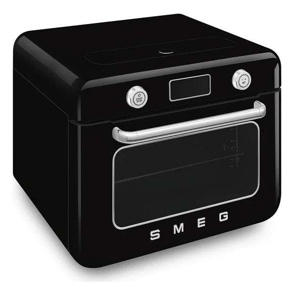 Smeg Cof01bleu Siyah Tezgah Üstü Kombi Fırın - Görsel 7