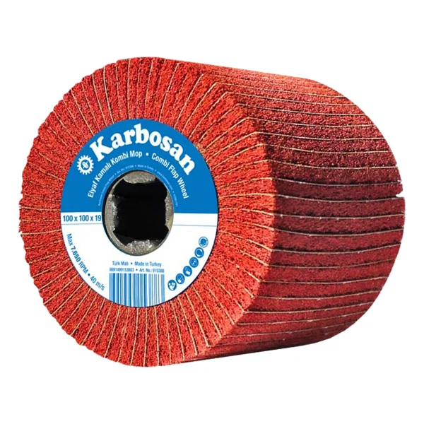 Karbosan 100x100 Axfr12 Kamalı Elyaf Kombi Mop 100 Kum 987012 - Görsel 2