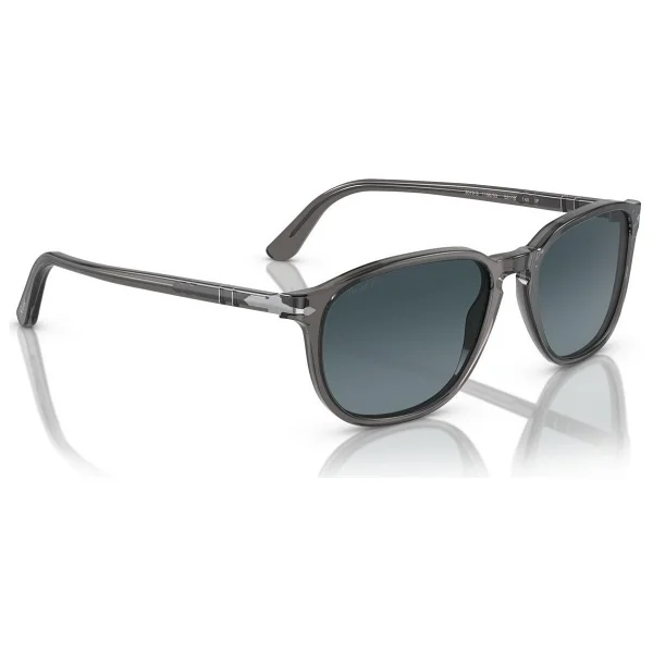 Persol Po3019s 1196s3 Transparent Grey-Light Blue Erkek Polarize Güneş Gözlüğü - Görsel 4