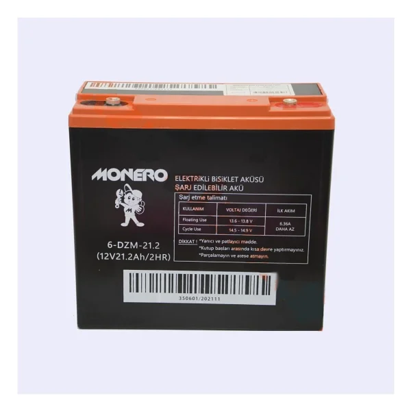 Akü 12 V 20 Ah 22 Ah Elektrikli Bisiklet Aküsü Swan Monero - Görsel 3