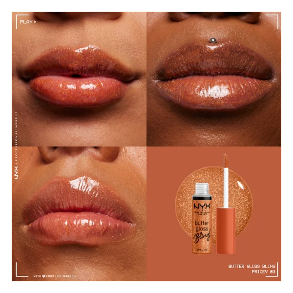 Nyx Professional Makeup Butter Gloss Bling Işıltılı Dudak Parlatıcısı - Görsel 3