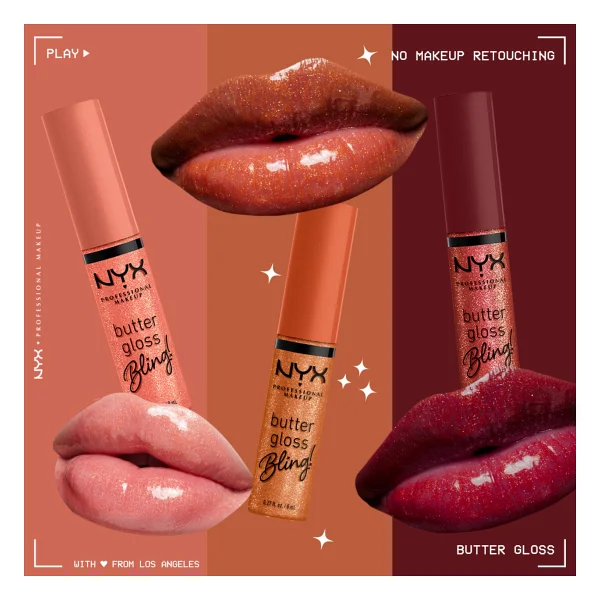 Nyx Professional Makeup Butter Gloss Bling Işıltılı Dudak Parlatıcısı - Görsel 5