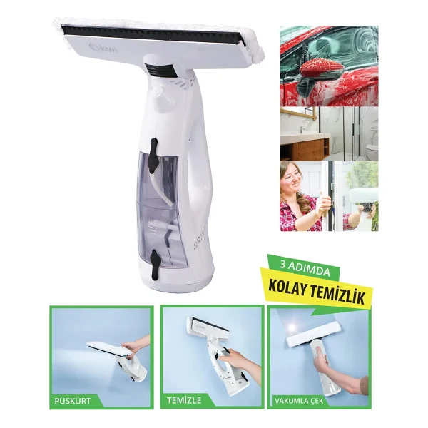 Kiwi Kwc-7106 Şarjlı Cam Silme Makinesi - Görsel 4
