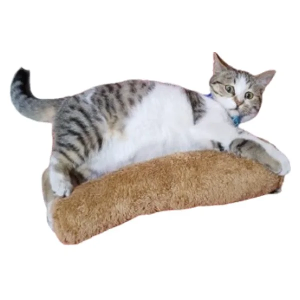 Tineke Kedi Otlu 30 Cm Gri Uyku Sarılma Oyuncağı - Görsel 3