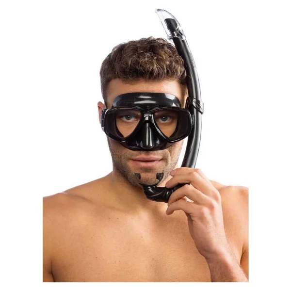 Cressi Perla-Mexico Maske Şnorkel Seti Siyah - Görsel 10