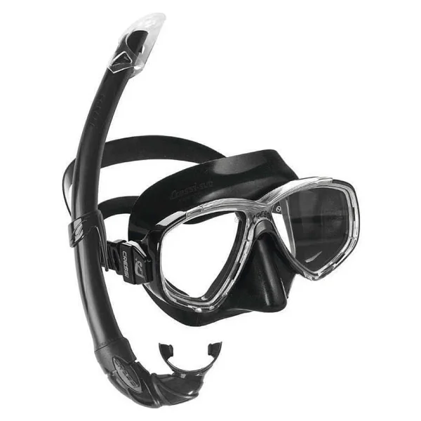 Cressi Perla-Mexico Maske Şnorkel Seti Siyah - Görsel 5