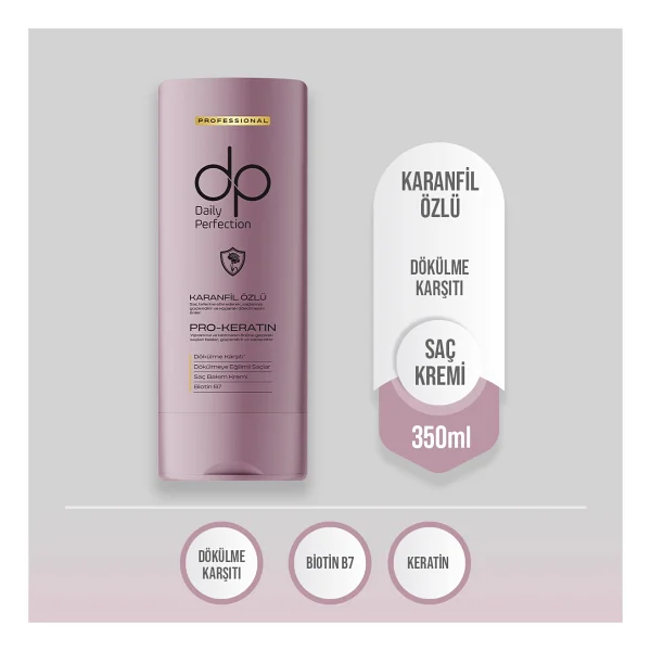 Dp Daily Perfection Karanfil Özlü 350 Ml Saç Kremi - Görsel 6