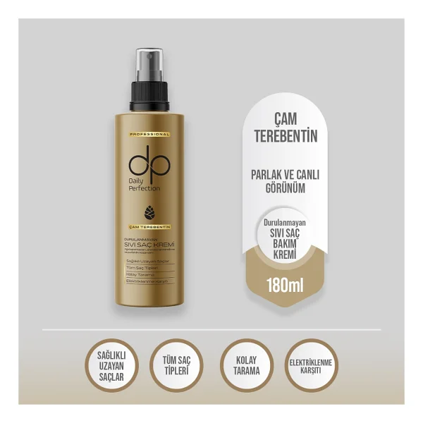 Dp Daily Perfection Çam Terebentin 180 Ml Sıvı Saç Kremi - Görsel 8
