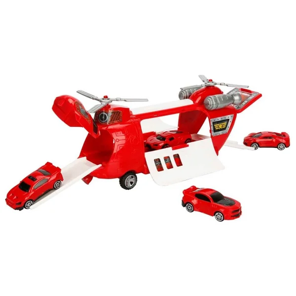 Maxx Wheels 4 Arabalı Taşıyıcı Helikopter - Polis Helikopteri - Görsel 2