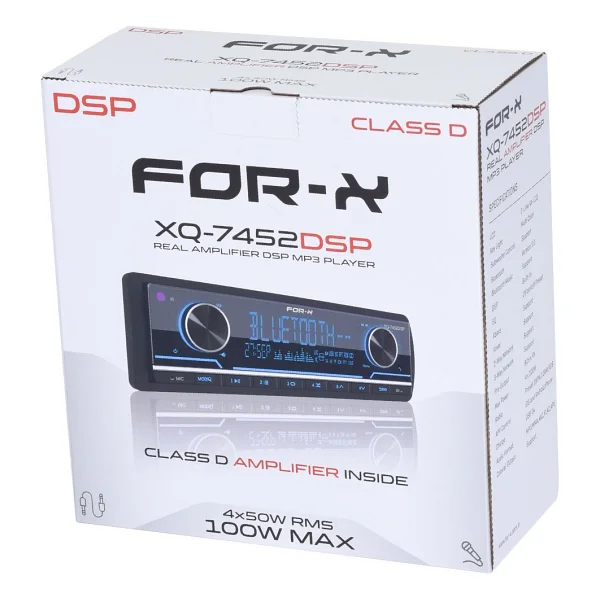 For-X XQ-7452 Oto Teyp - Görsel 4