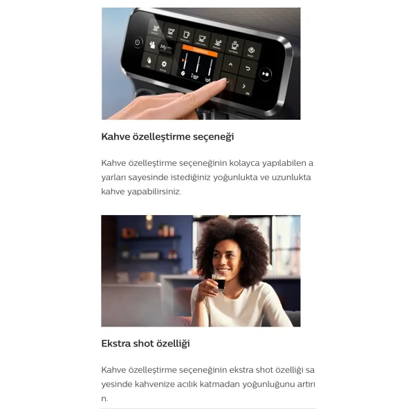 Philips Yeni Seri 15 Bar Lattego Tam Otomatik Kahve Ve Espresso Makinesi 1.8 L , 12 Kahve - Görsel 10