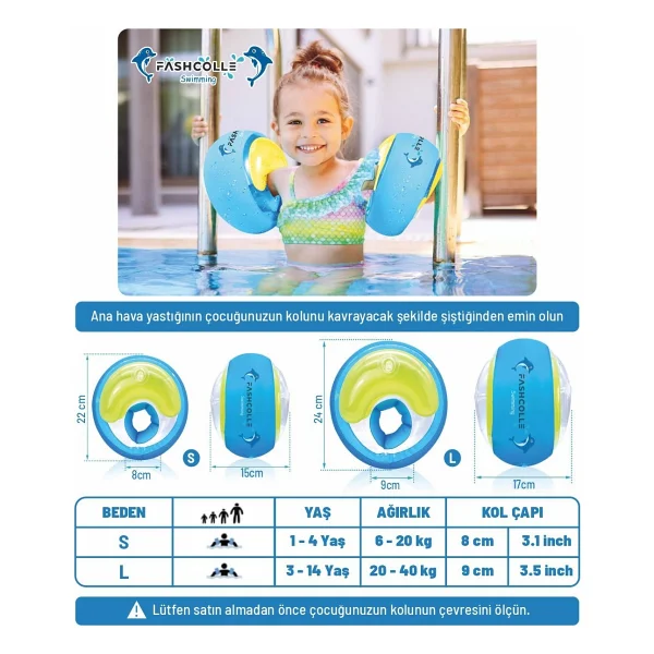 Fashcolle 1-4 Yaş 22x8 Cm Bebek Deniz Kolluğu - Görsel 3