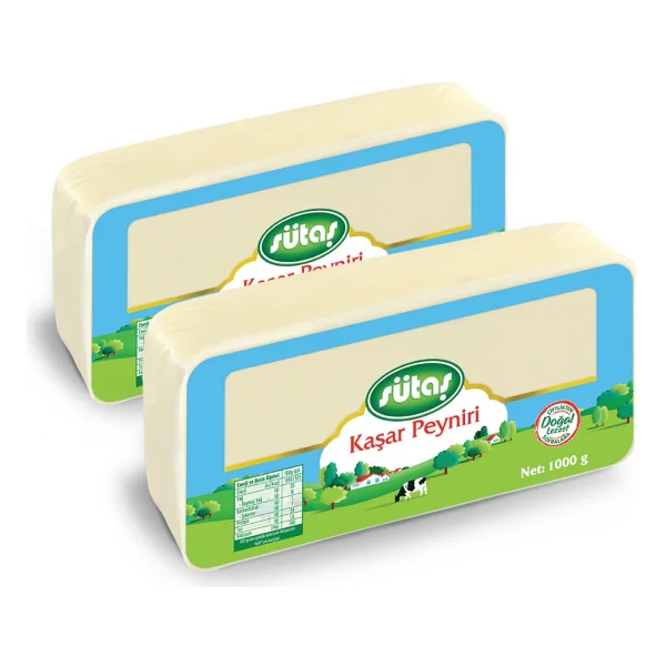 Sütas Kaşar Peyniri 1000 G X 2 Adet - Görsel 4
