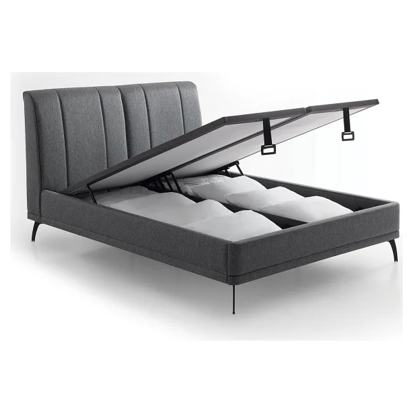 Yataş Black Ice Yatak Baza Başlık 3'lü Set - Siyah - 160 x 200 cm - Görsel 4