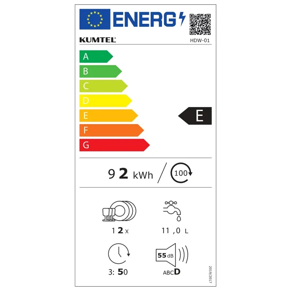 Kumtel Hdw-01 4 Programlı Bulaşık Makinesi - Görsel 4