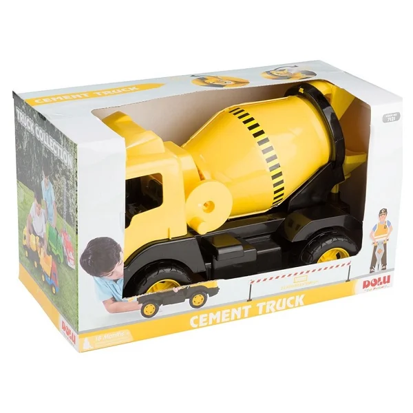 Dolu Çimento Kamyonu 42 Cm 7121 - Görsel 7