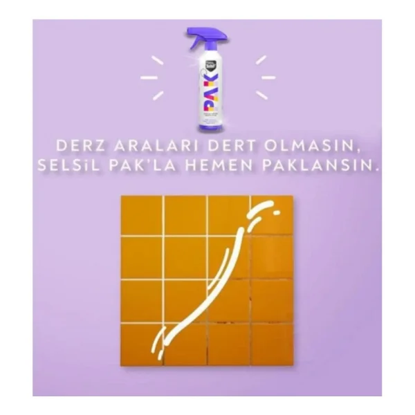 Selsil Pak Mucize Köpük Temizleyici Sprey 500 Ml - Görsel 4