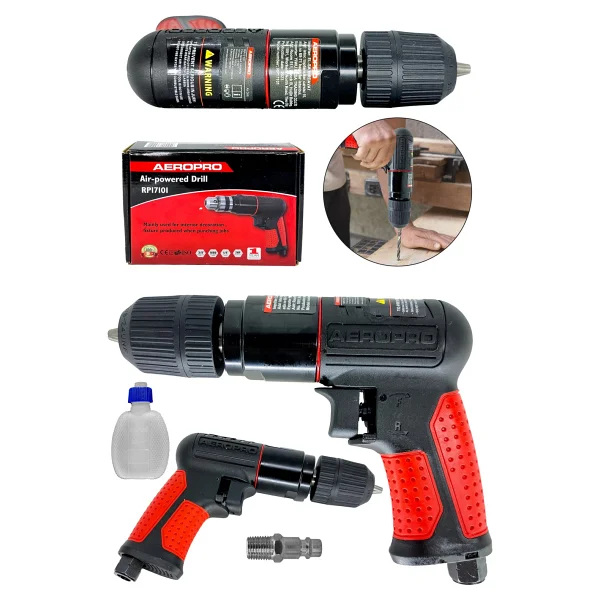 Aeropro ITL-48K Profesyonel Havalı 10MM Matkap