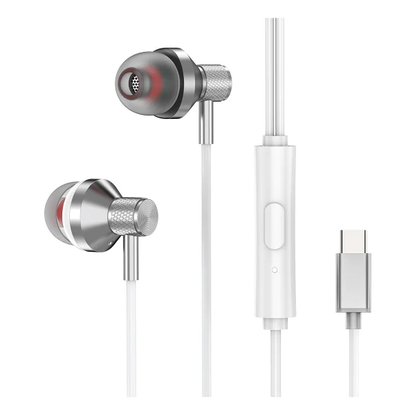 Snopy Sn-Bt22 Siyah Type-C Kablolu Kulak İçi Kulaklık - Görsel 3