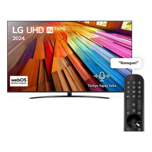 Lg 86ut81006la 4K Ultra HD 86" 218 Ekran Uydu Alıcılı Webos Smart LED TV - Görsel 6