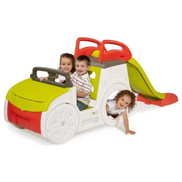 Smoby 840205 Macera Araba Su Bağlantılı Bahçe Kaydırağı - Görsel 3