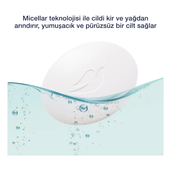 Dove Sensitive Skin Micellar Cream Bar 90 Gr 4 Adet Nemlendirici Sabun - Görsel 4
