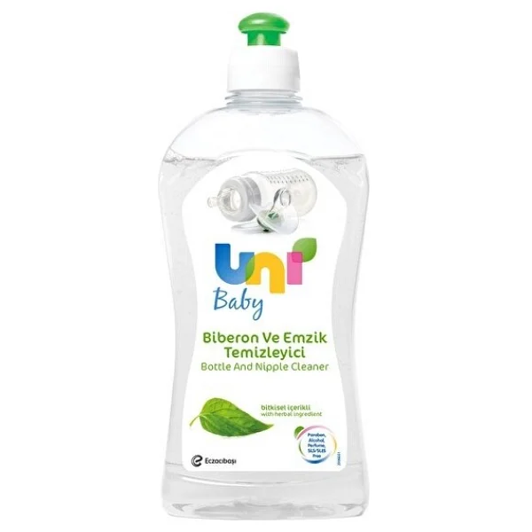 Uni Baby 500 Ml Biberon Ve Emzik Temizleyici Bitkisel İçerikli 6'lı Set Güvenli Temizlik - Görsel 2