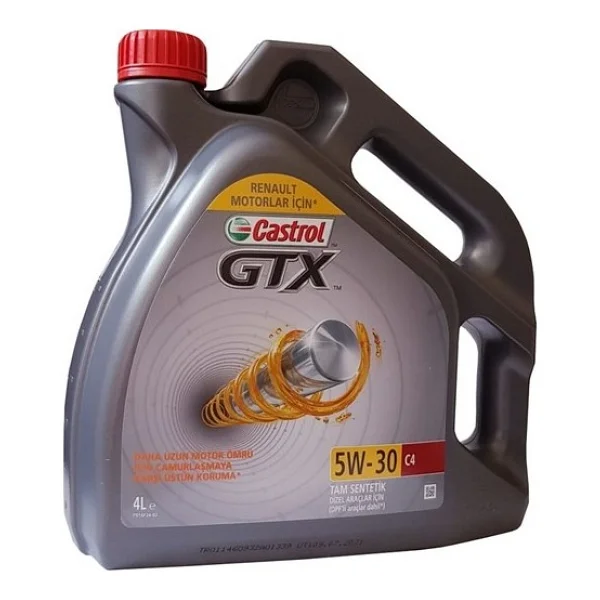 Castrol GTX 5w-30 C4 4 Lt Motor Yağı - Görsel 3
