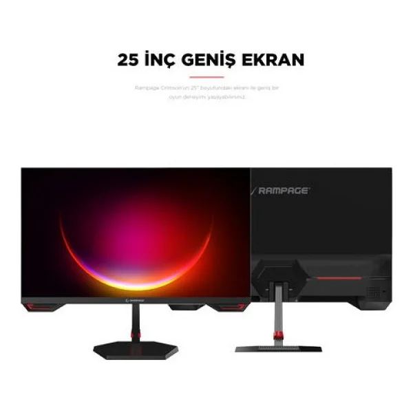 Rampage Crimson Cr25r180 25" 0.5 Ms Full HD Ips 180 Hz Oyuncu Monitörü - Görsel 10