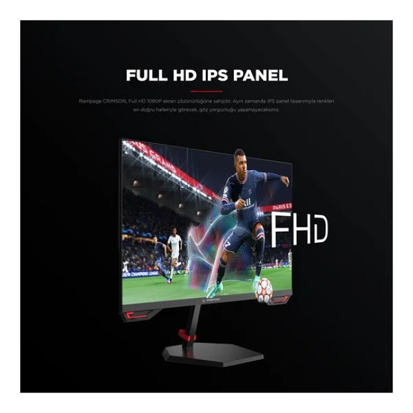 Rampage Crimson Cr25r180 25" 0.5 Ms Full HD Ips 180 Hz Oyuncu Monitörü - Görsel 7