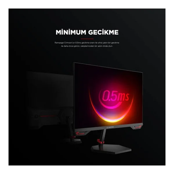 Rampage Crimson Cr25r180 25" 0.5 Ms Full HD Ips 180 Hz Oyuncu Monitörü - Görsel 9
