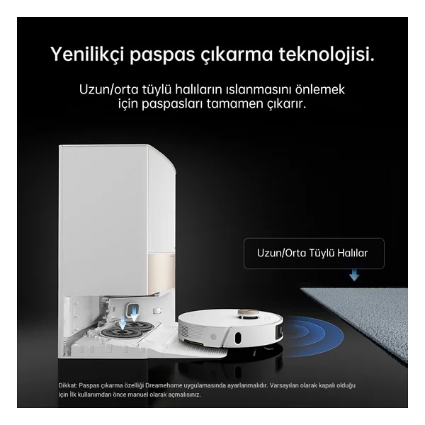 Dreame L20 Ultra Çöp İstasyonlu Akıllı Robot Süpürge - Görsel 3