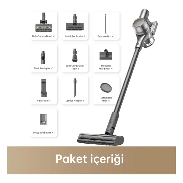 Dreame R20 Şarjlı Dikey Süpürge - Görsel 6