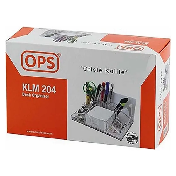 Gıpta Masaüstü Organizer Kalemlik Şeffaf Klm204tr - Görsel 2