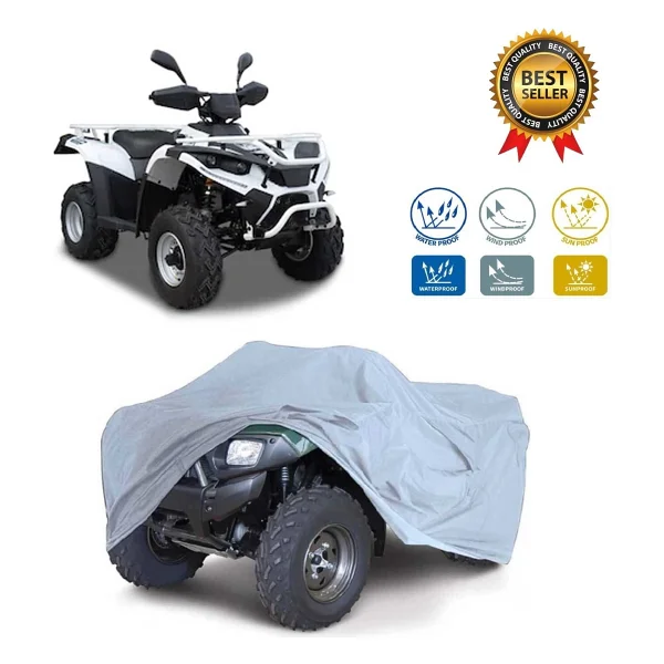 Kuba M550 Su Geçirmez Atv Brandası Gri - Görsel 2